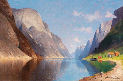 Fjordlandschaft von Elisabeth Grüttefien Kiekebusch